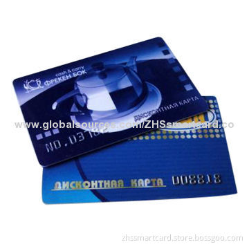 PVC and PET material card for promotion